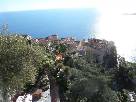 Eze from the top of the village