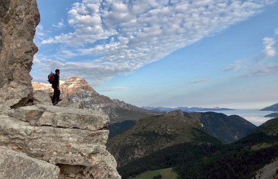 Face à la mer de nuage de la plaine matheysine et du Grésivaudan