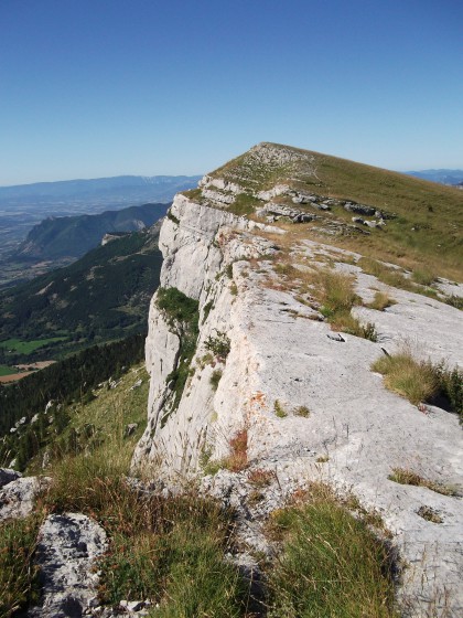 Falaise au sommet