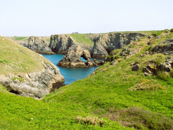 Falaise découpée
