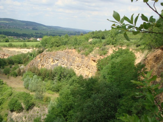 Falaise juste avant d\'arriver à Valotte