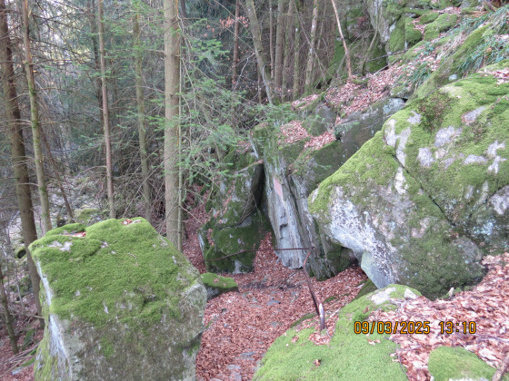Felsenpfad.