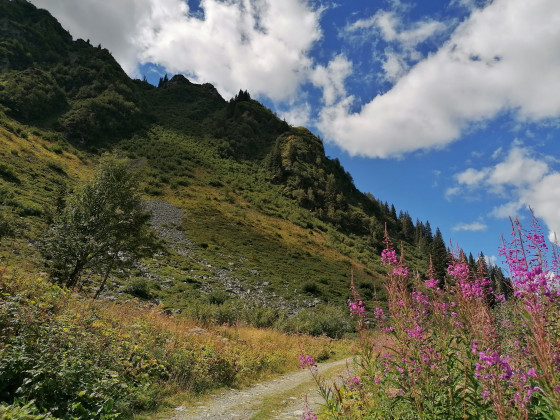 La montagne d'Outray à la fin de la rando