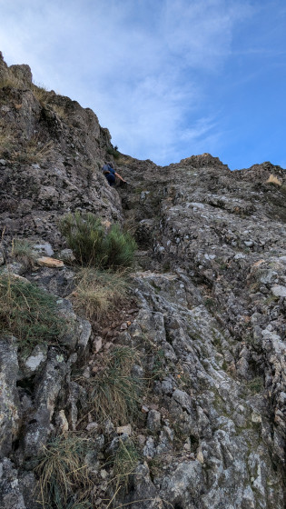 Final dans les rochers