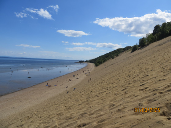 Flanc de la dune
