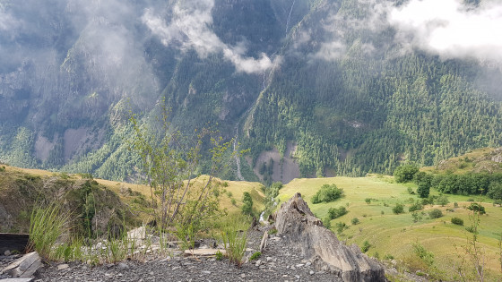 Fond de la vallée du lac du Chambon