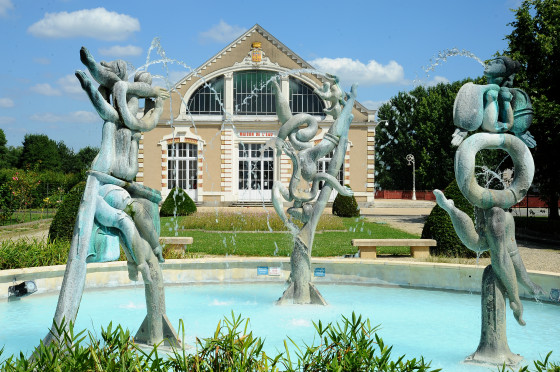 Fontaine devant la Maison de l'eau