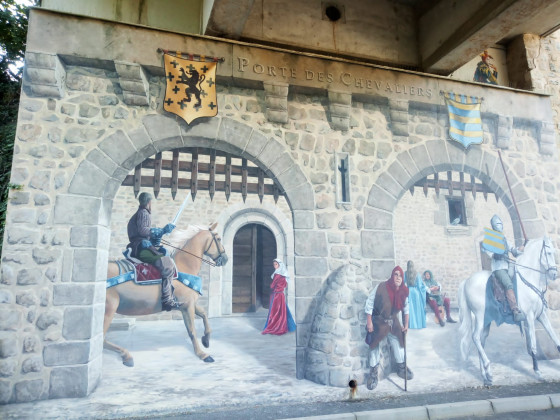 Fresque au départ