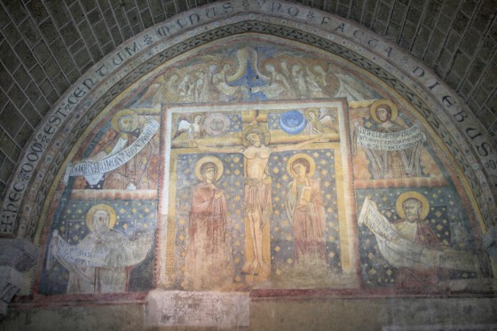 Fresque de la crucifixion