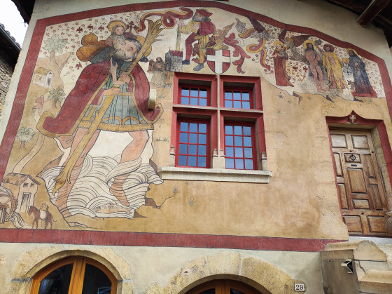 Fresque de St Christophe