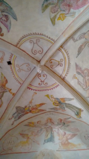 Fresques de l'&eacute;glise de Cormoyeux
