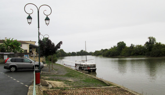 Gabarre sur le port