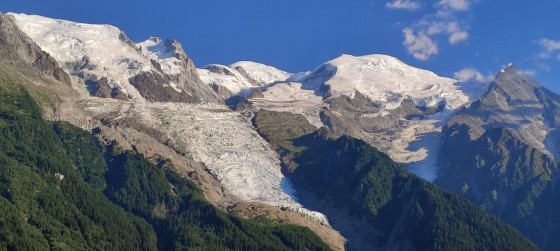 Glacier des Bossons, Glacier de Taconnaz, Mont-Blanc