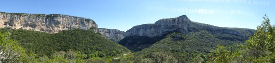 Gorges de l\'Ardèche panorama