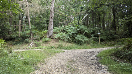 Grande croix en Poutre de Bois