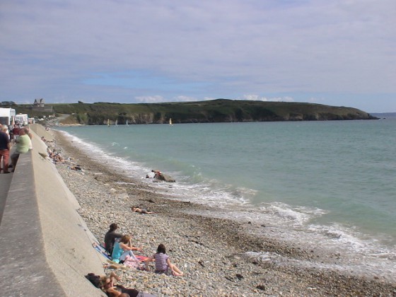 Grande plage de Trez-Bellec à Telgruc sur mer (presqu'île de Crozon)