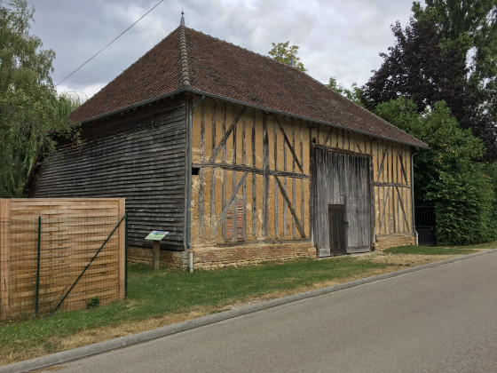 Grange à pans de bois