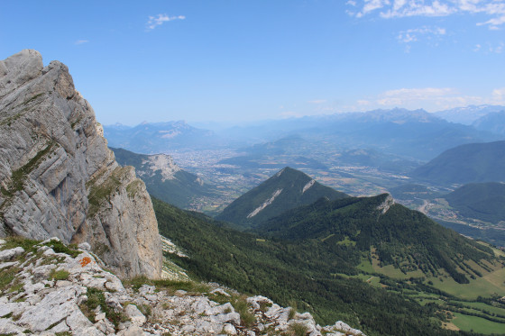 grenoble depuis le pas de l\'oeille