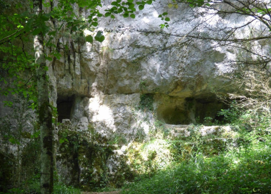 Grottes du Pénitent à Chamole