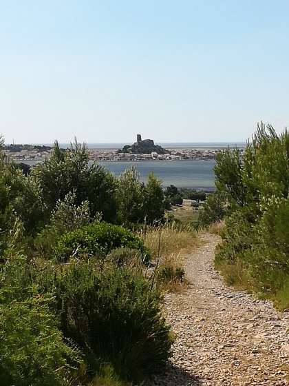 Gruissan depuis canal Gruissan depuis canal