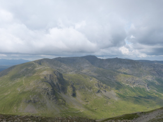 Groupe Helvellyn avec Striding Edge Centre
