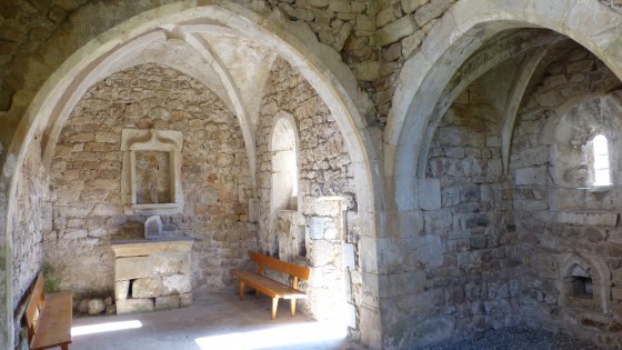 Intérieur de l\'ancienne chapelle de Saint-Sorny