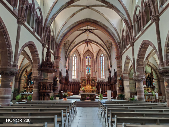 Intérieur de l'église de Pfaffenheim