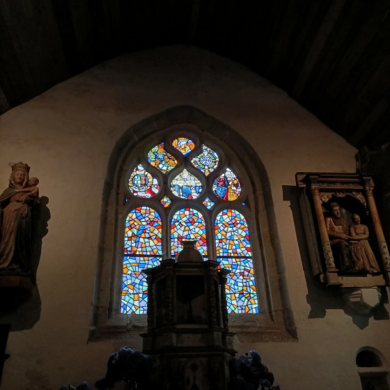 Int&eacute;rieur de la Chapelle de Tr&eacute;mano