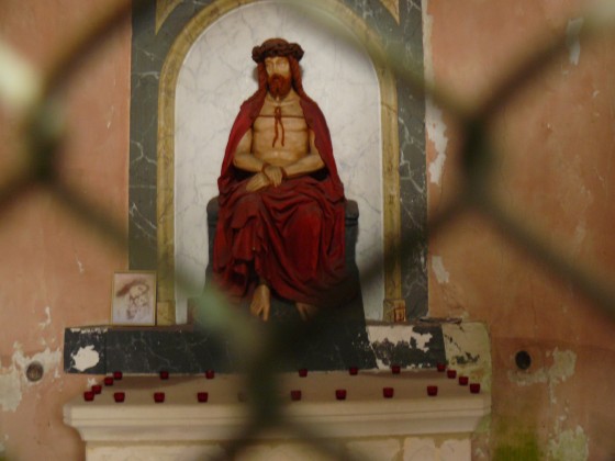 Intérieur de la chapelle Ecce Homo