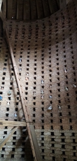 Intérieur du pigeonnier du Château de Talcy