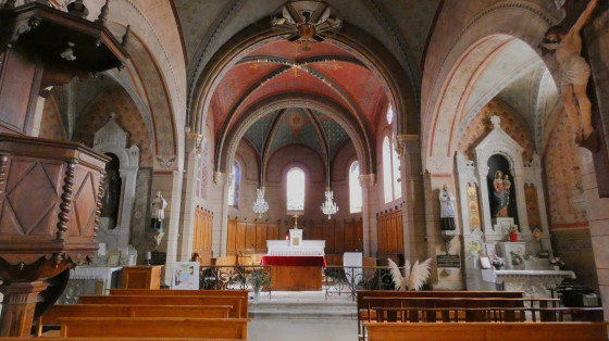 Intérieur Eglise St Appolinard