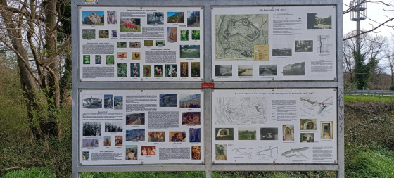 Istein tableau d'informations au parking