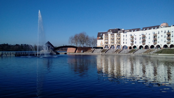 Jet d'eau du Quartier du Port