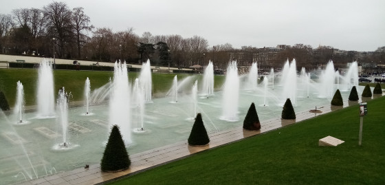 Jets d\'eau du Trocadéro