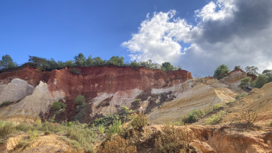 Joli panel de couleurs au Colorado Provençal