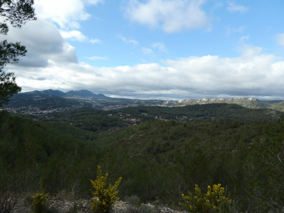 Jolie vue sur les massifs alentours
