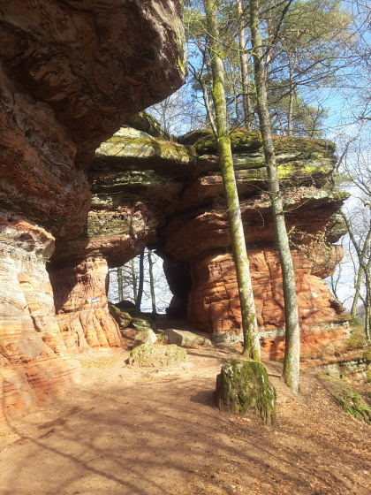 L\'Altschossfelsen d\'Epenbrunn