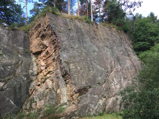 L'ancienne carri&egrave;re de Louzes