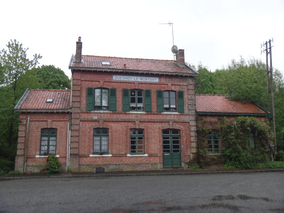 L'ancienne gare à Quesnoy le montant