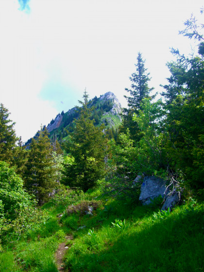 L’approche des Rochers de la Bade