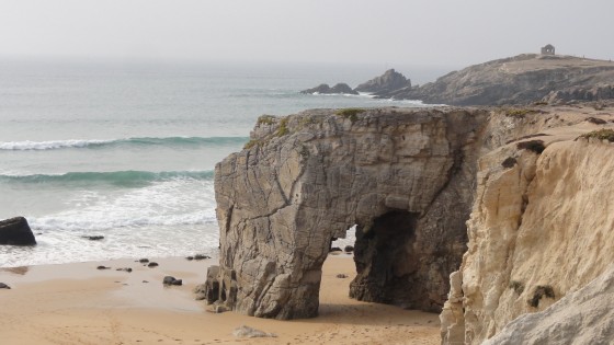 L\'arche de Porz Guen à la Côte Sauvage