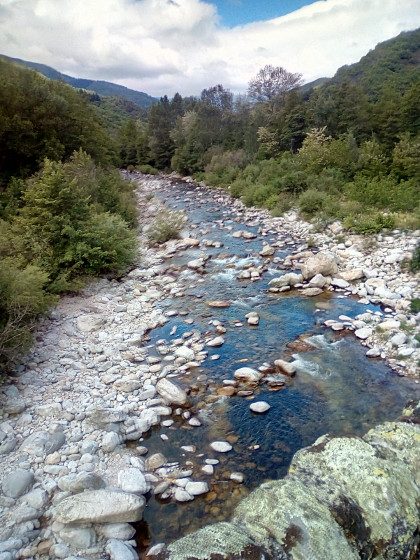 L'Ardèche au pont du Bouix
