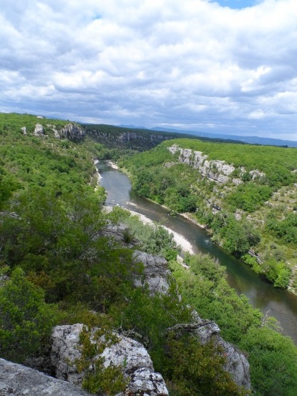 L'Ard&egrave;che en aval de Balazuc