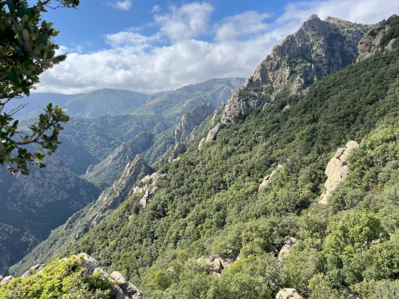 l\'arête de La Coste vue d\'en haut