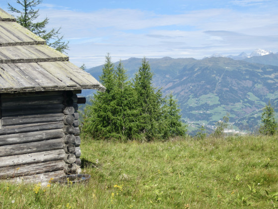 L'arrivée au vieux chalet