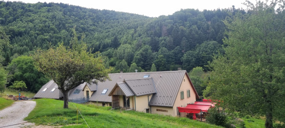 L'auberge du Graber dans son vallon isolé