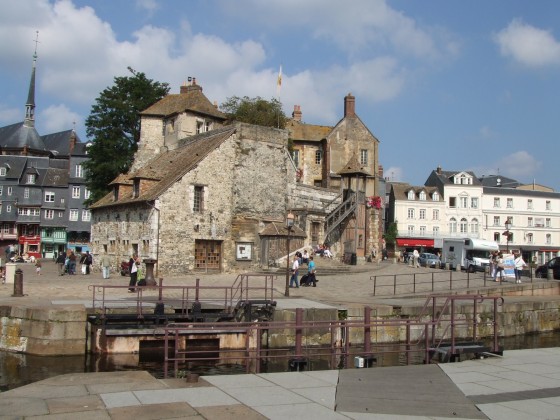 L\'écluse du port de Honfleur