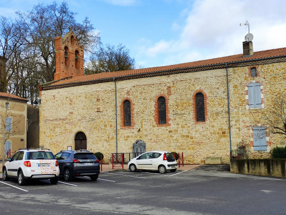 L\'église à Gaudiès