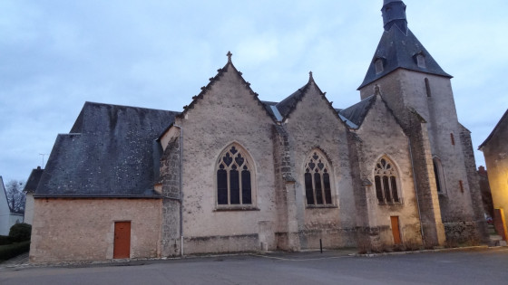 L\'église de Chitenay