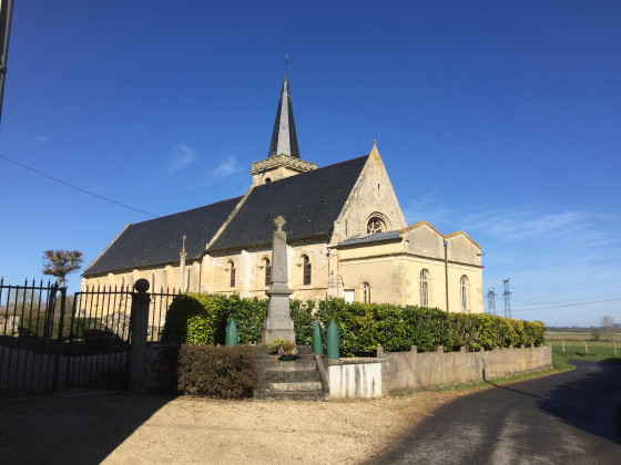L\'église de Cléville